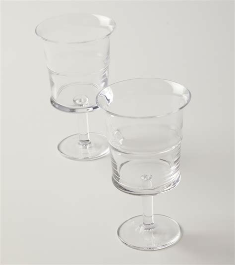 Jour Set Of Red Wine Glasses In White Nude Mytheresa