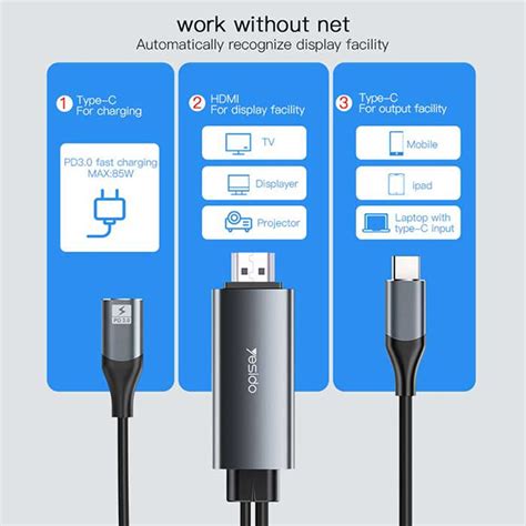 Yesido Lightning To HDMi Adapter Dotlink Lanka