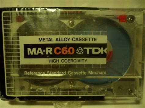 TDK MAR R C60 Metall Alloy Cassette Acheter Sur Ricardo