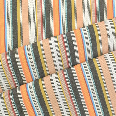 Markisen Outdoorstoff Retro Stripes Braun Cm Stoffe Hemmers