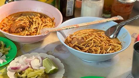 Khao Soi Kuliner Thailand Paduan Iga Sapi Lembut Dan Kaldu Kelapa