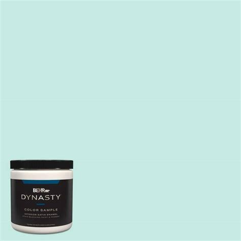 Behr Dynasty Oz P Clear Aqua Satin Enamel Stain Blocking