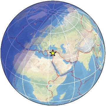 Earthquake information