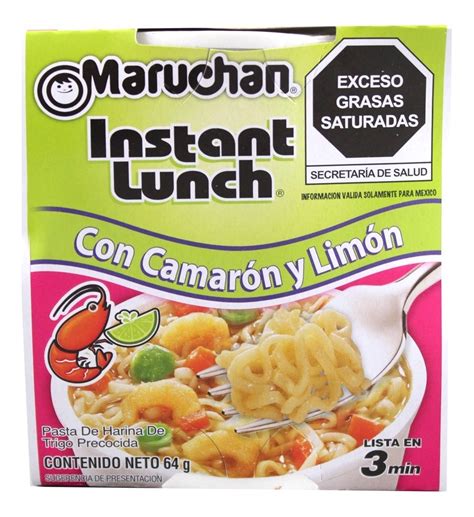 Sopa Inst Ntanea Maruchan Con Camar N Y Lim N Gr Mercado Libre