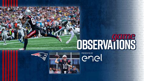 Game Observations Eight Takeaways From The Patriots Loss To The Eagles