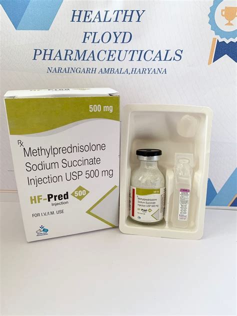 Methyleprednisolone Sodium Succinate Injection USP 500 Mg At Rs 105