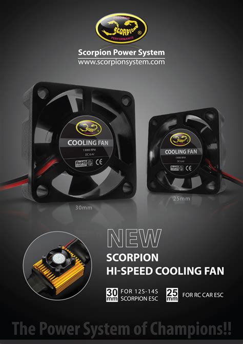 Introducing Our New Hi Speed Cooling Fan Scorpion Power System