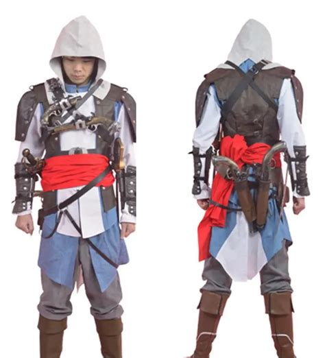 2015 Edward Kenway Costume Assassins Creed Iv 4 Black Flag Adult Man Cosplay Assassin Creed