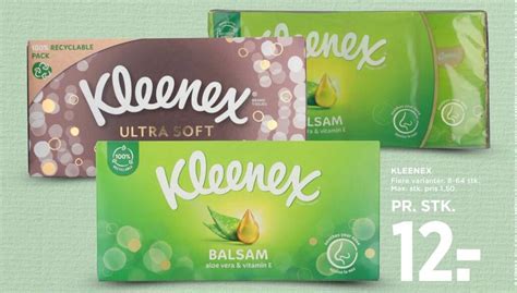 KLEENEX Flere Varianter Tilbud Hos MENY