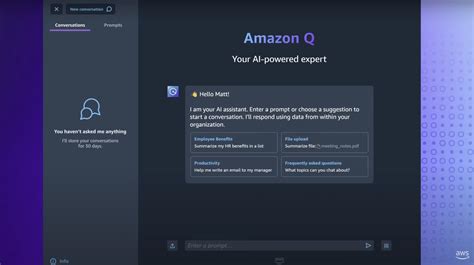 Amazon Q Your Smart Ai Assistant Tailored For Work