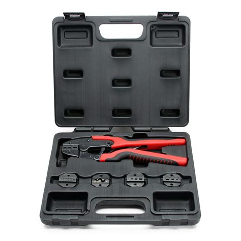 KBT CTB crimping pliers with a set of dies