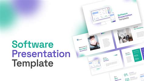 Software Presentation Template Presentation Software Startup