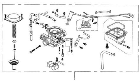 Hammerhead 250cc Carburetor Assembly Hammerhead Um250iir