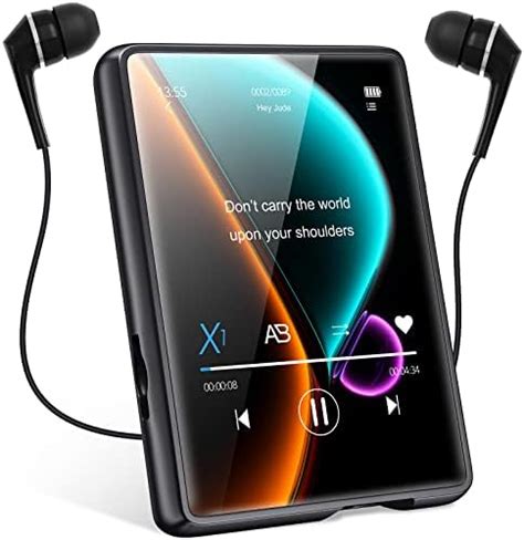 MECHEN Lecteur MP3 Bluetooth 5 0 2 4 Écran Tactile Baladeur 32Go