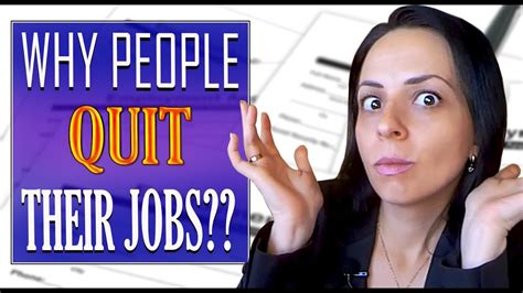 Why People Quit Their Jobs 5 Top Reasons 💵👍💼 Youtube