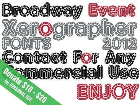 Broadway Event Font