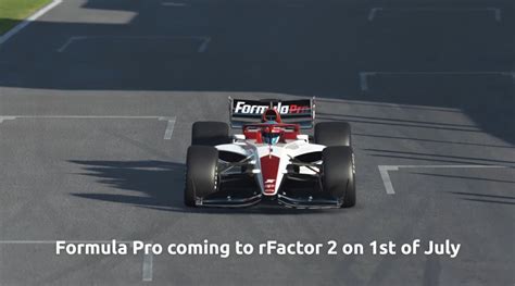 RFactor 2 Nuova Monoposto Formula Pro Disponibile Dal 1 Luglio