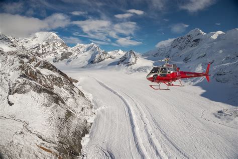 Denali Alaska Helicopter Tour; Heli Flightseeing; Yanert Glacier, Valley