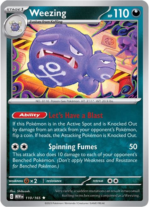 Weezing 151 Pokémon Cardtrader