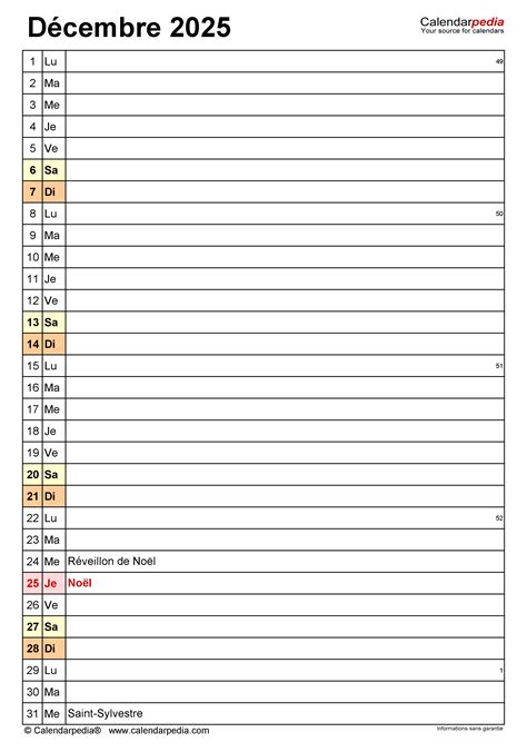 Calendrier D Cembre Vierge Imprimer Organisez Votre Mois De