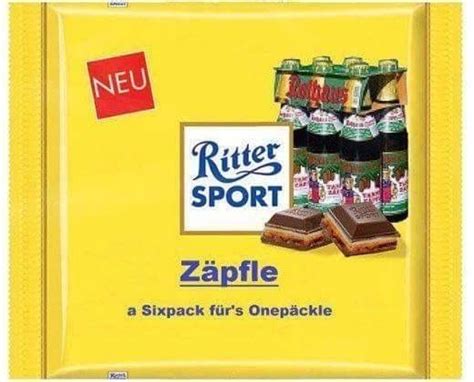 Ritter Sport Lustig Witzig Spr Che Bild Bilder Tannenz Pfle Ritter