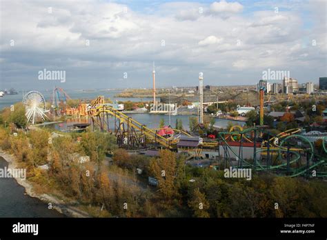 La Ronde Amusement Park In Montreal Quebec Stock Photo Alamy