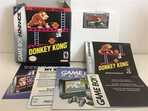 Donkey Kong Classic NES Series Nintendo Game Boy Advance 2004 GBA