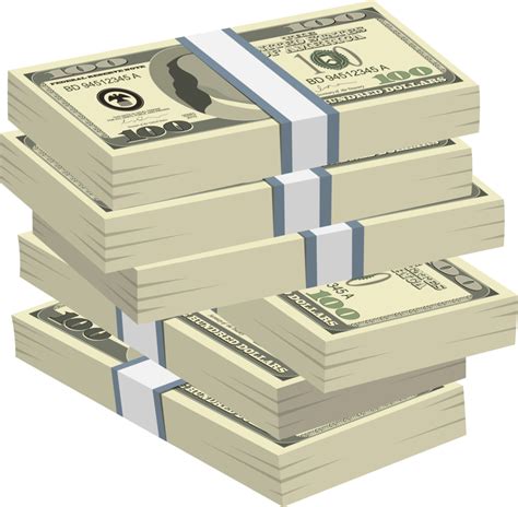 Pack of dollars money clipart design illustration 9380160 PNG