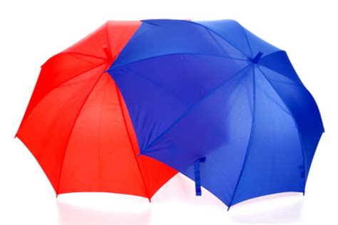 Red And Blue Umbrella Stock Photo - Download Image Now - Blue, Color ...