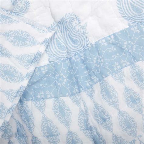 Avani Blue Queen Quilt Wx L Vhc Brands