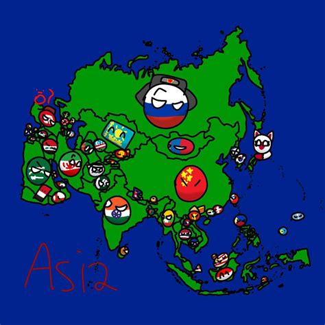 Asia Countryballs by Brazilball4728 on DeviantArt