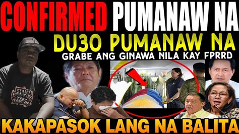 Diosk0 Hala Grabe Ang Nangyare Kay Former Pres Duterte Lahat Nabigla