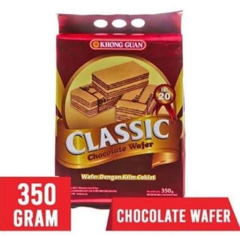 Jual Khong Guan Classic Wafer Chocolate Gr Shopee Indonesia