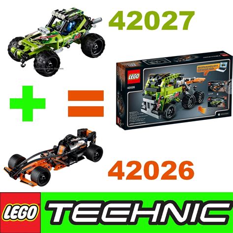 Lego Technic Set Renn Camion Avec R Ckziehmotoren