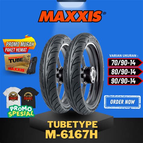 Jual READY COD MAXXIS NON TUBLES M6167H M 6167 H BAN MAXXIS 70 90