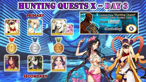 Fgo Na Hunting Quest X Day Giant Hunt T Farming Slot