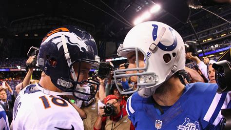 Nfl Peyton Manning Is Pitted Against Andrew Luck As Denver Prepare For