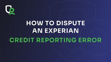 How To Dispute Errors On Your Experian Credit Report Youtube