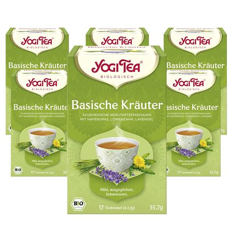 YOGI TEA Basische Kräuter Ayurvedischer Bio Gewürz und Kräutertee