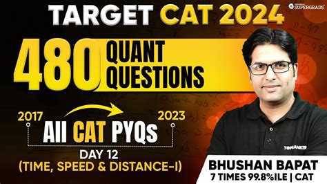 CAT Quant PYQs Time Speed Distance CAT Previous Year Questions