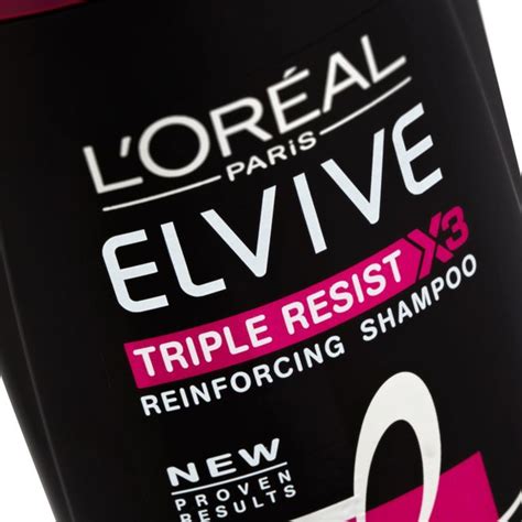 Loreal Elvive Triple Resist Shampoo 400ml 247market