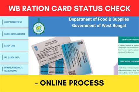 West Bengal Ration Card Status Check Online 2024 All Forms