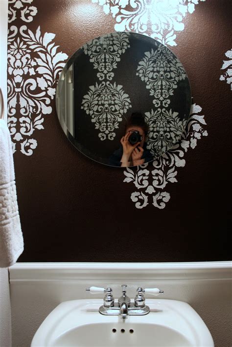 Wall Stencil Ideas For Bathroom