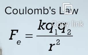 Introduction To Coulomb S Law Or The Electric Force Flashcards