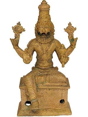 Narasimha Incarnation of Lord Vishnu | Exotic India Art