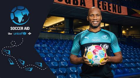 Soccer Aid For Unicef Didier Drogba Signs For The Soccer Aid World Xi