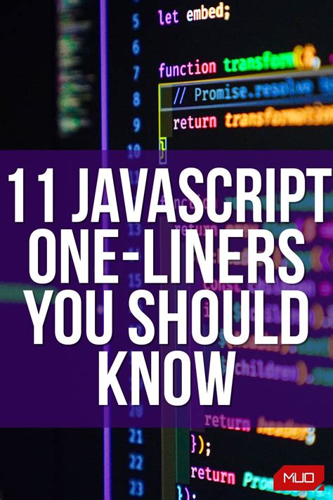 Javascript One Liners You Should Know Artofit