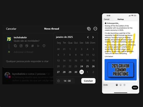Threads Adiciona Recurso De Agendamento E Permite Rabiscar Posts