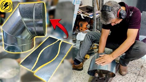 Process Of Making Easy Chimney Knee Handmade Production Diy Youtube