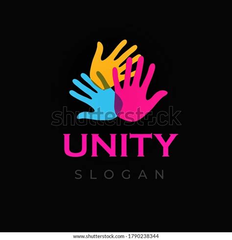 Unity Slogan Logo Template Showing Multiple Stock Illustration 1790238344 | Shutterstock